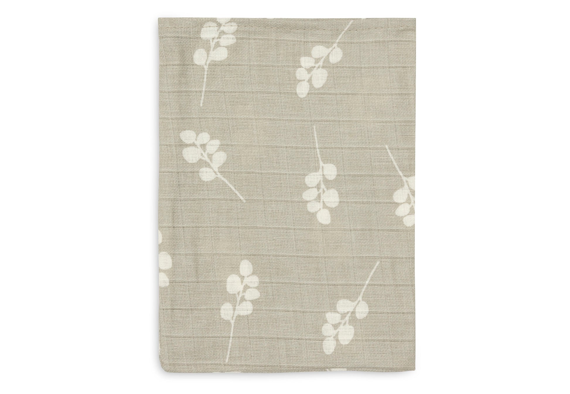 Jollein Jollein - Washcloth Muslin - Twig Olive Green - 3 Pack - Pearls & Swines