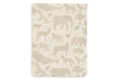 Jollein Jollein Washcloth Muslin 15x20cm - Animals Nougat (3 Pack) - Pearls & Swines