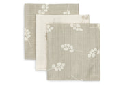 Jollein Jollein - Mouth Cloth Muslin - Twig Olive Green - 3 Pack - Pearls & Swines