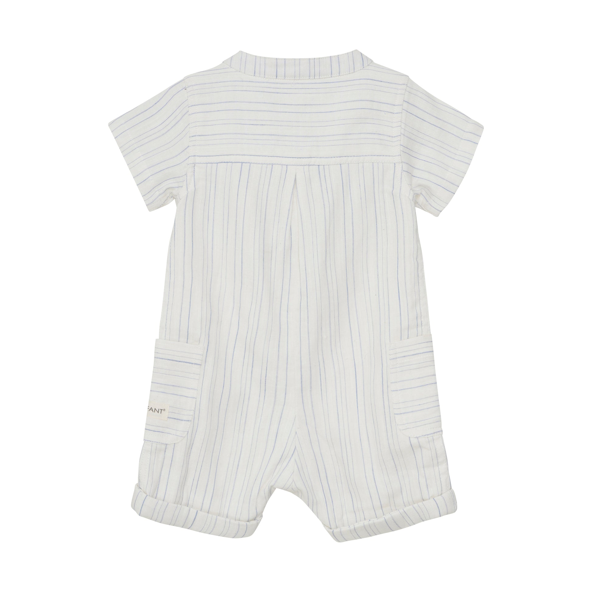 Enfant Enfant - Palysuit Muslin Stripe - Citadel - Pearls & Swines