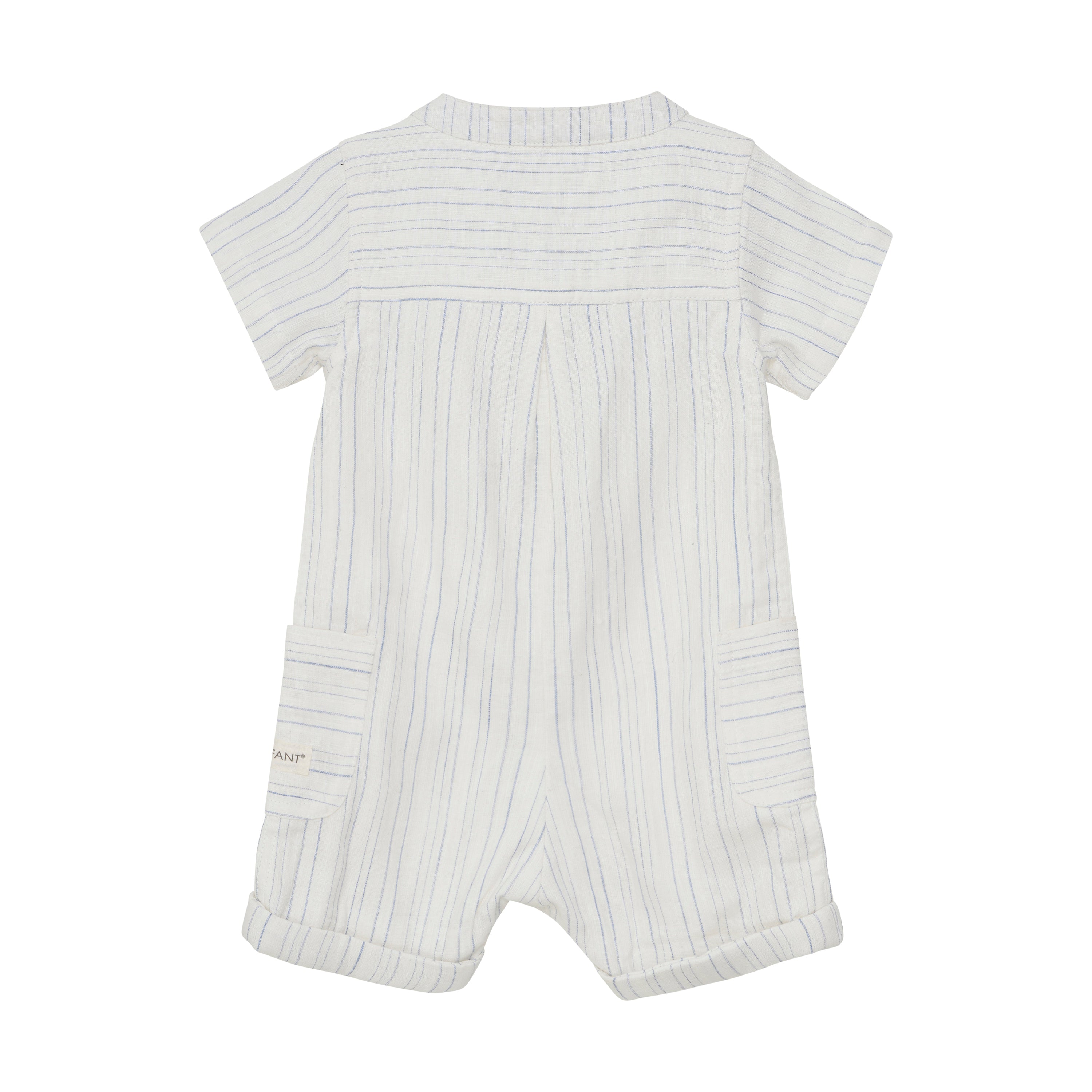 Enfant Enfant - Palysuit Muslin Stripe - Citadel - Pearls & Swines