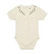Enfant Enfant - Body SS Embroidery - Eggnog - Pearls & Swines