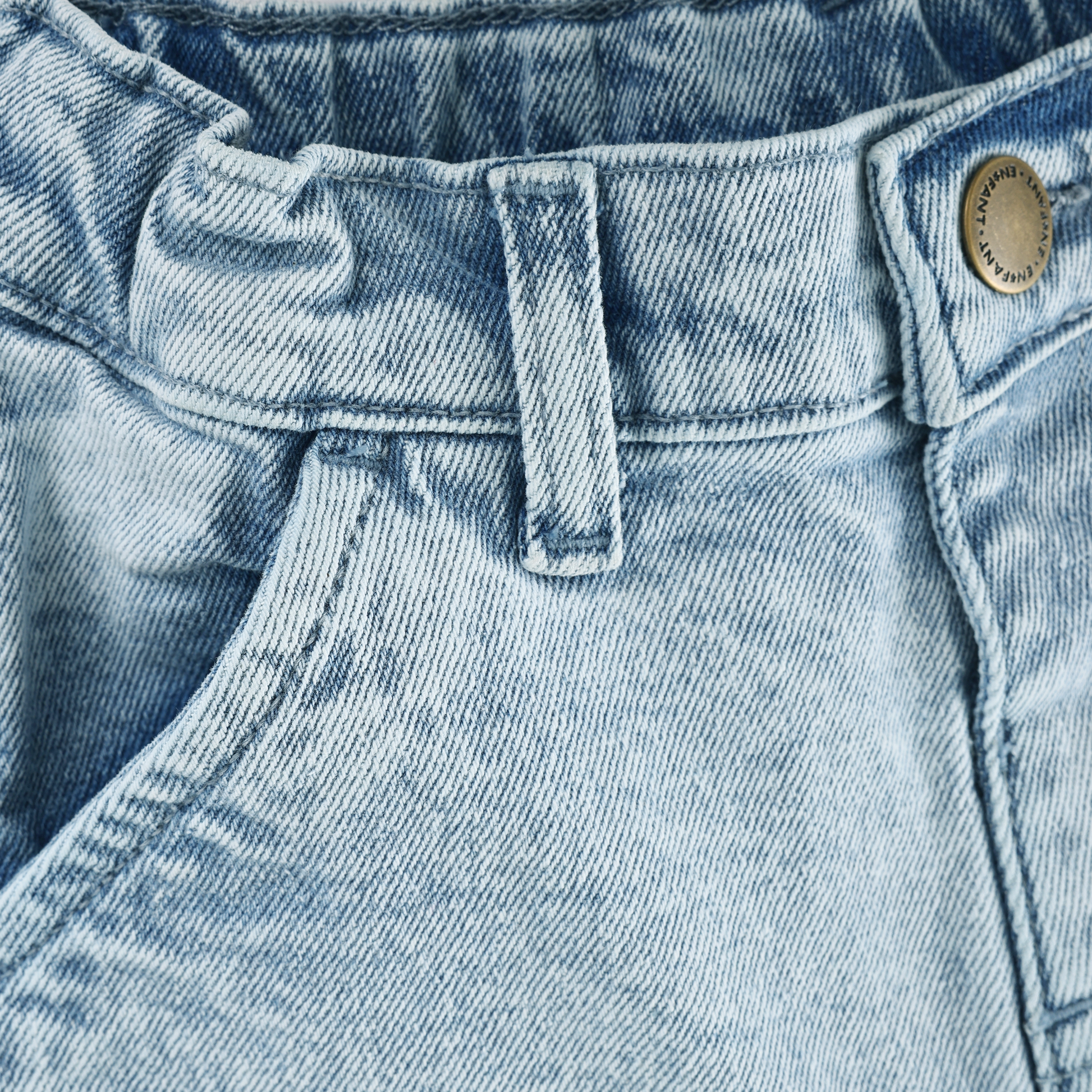 Enfant Enfant - Jeans Denim - Light Blue Denim - Pearls & Swines