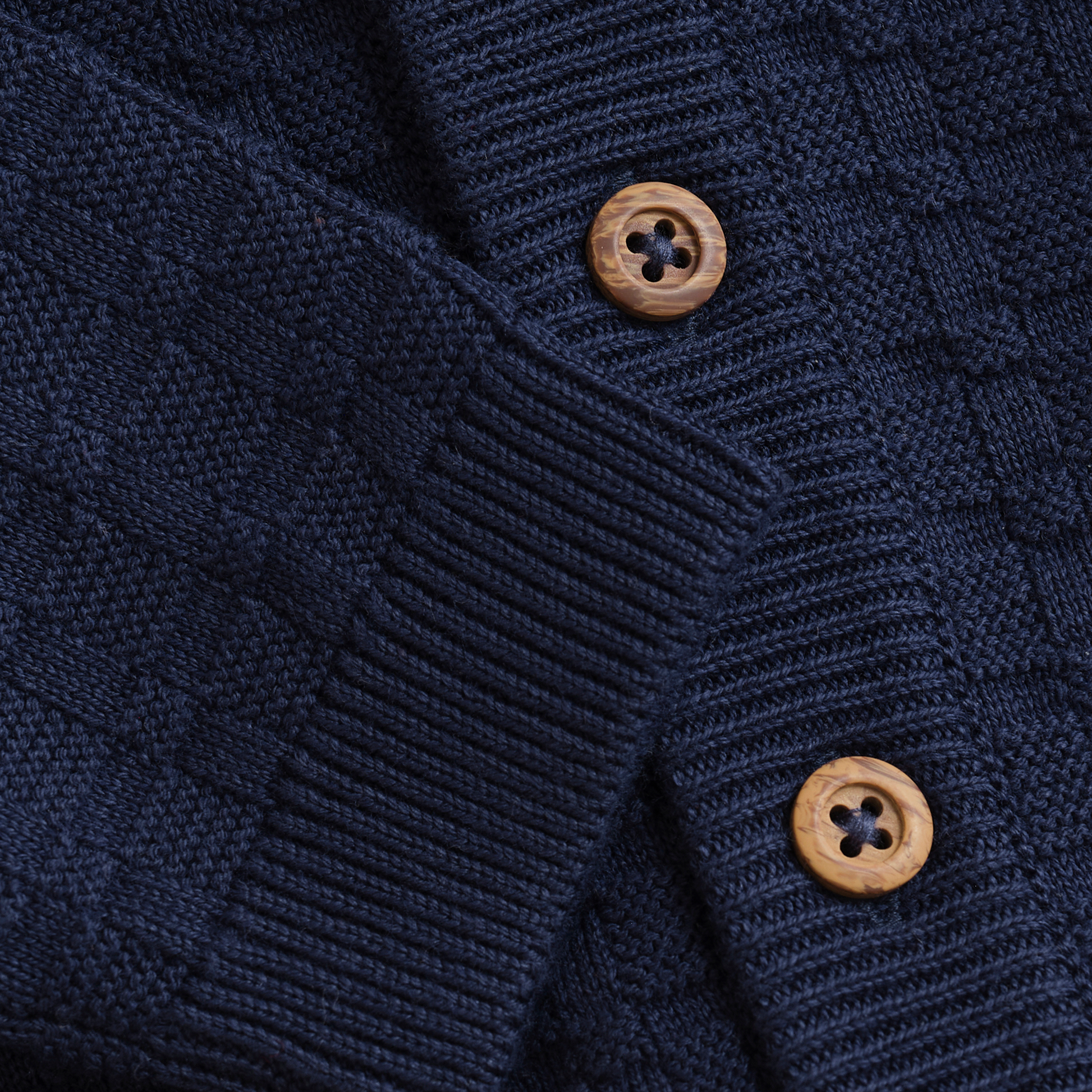 Enfant Enfant - Knit Cardigan - Medieval Blue - Pearls & Swines