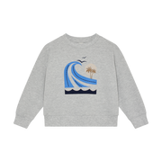 Enfant Enfant - Sweatshirt - Light Grey Melange - Pearls & Swines