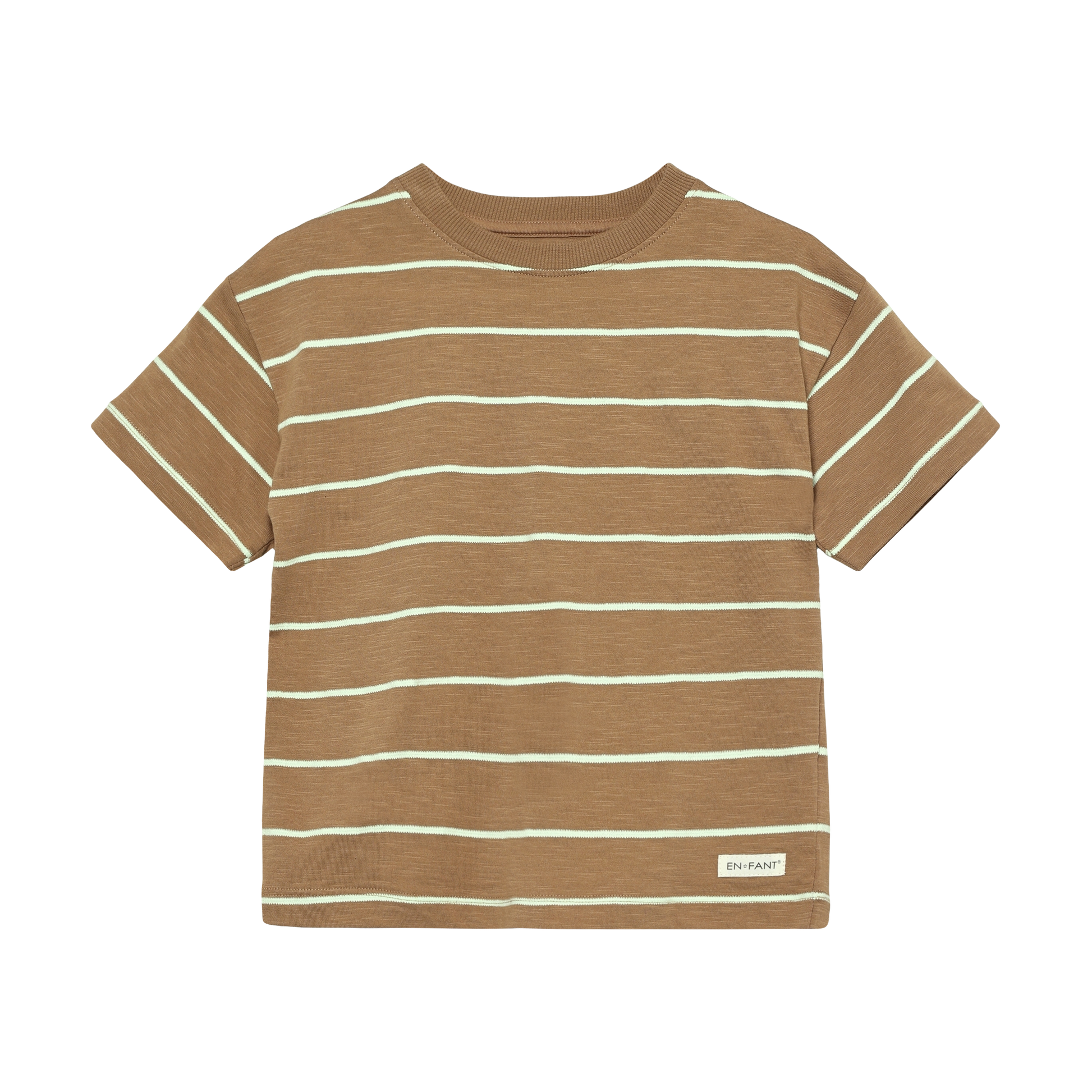Enfant Enfant - T-shirt SS Stripe - Tiger's Eye - Pearls & Swines