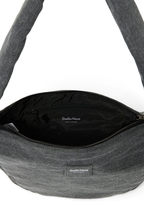 Pearls & Swines Studio Noos - Denim Mini Cross Body Bag - Grey - Pearls & Swines