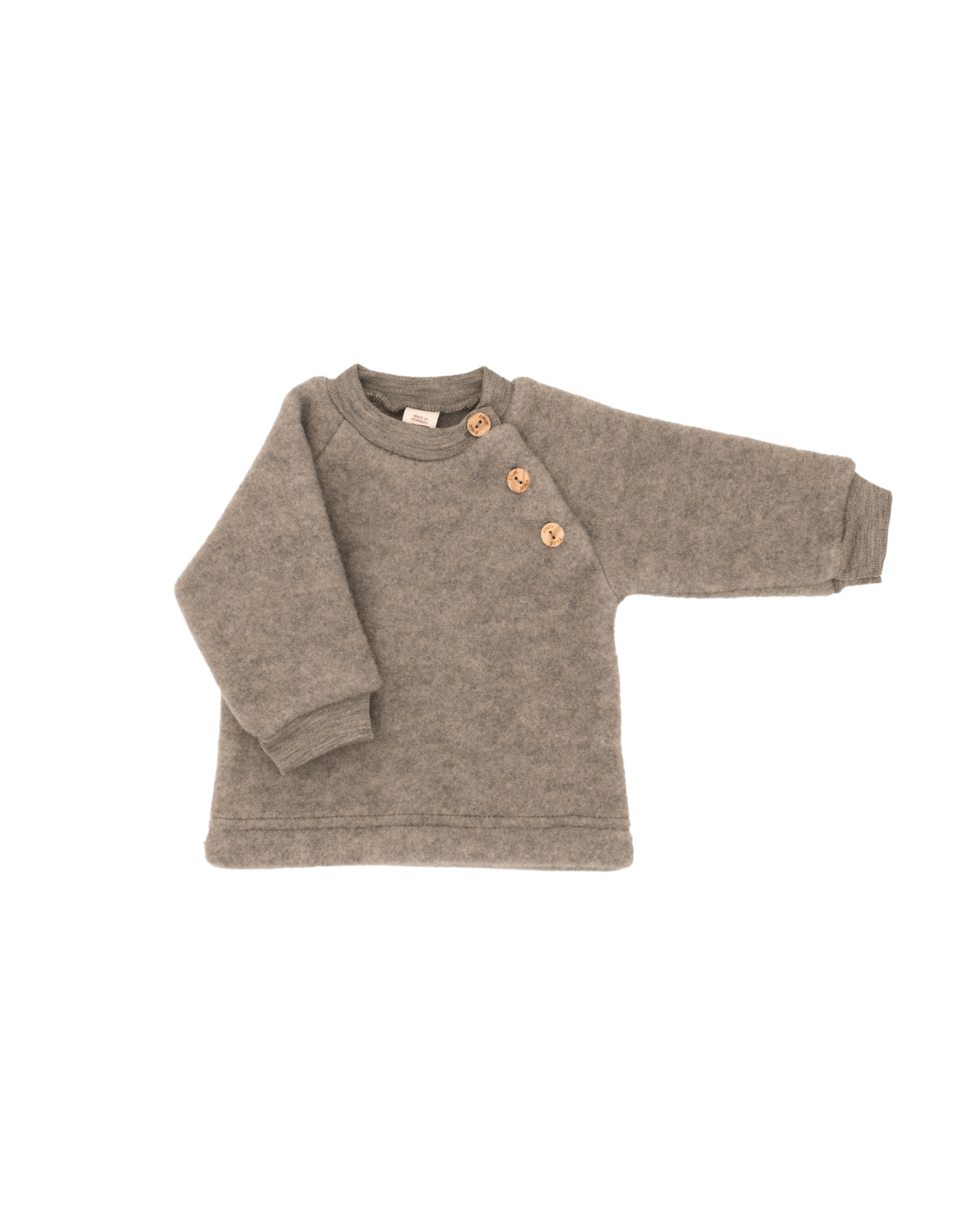 Engel Natur Engel Natur - Raglan Sweater - Walnut mélange - Pearls & Swines