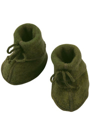 Engel Natur Engel Natur - Wool Booties - Reed Melange - Pearls & Swines