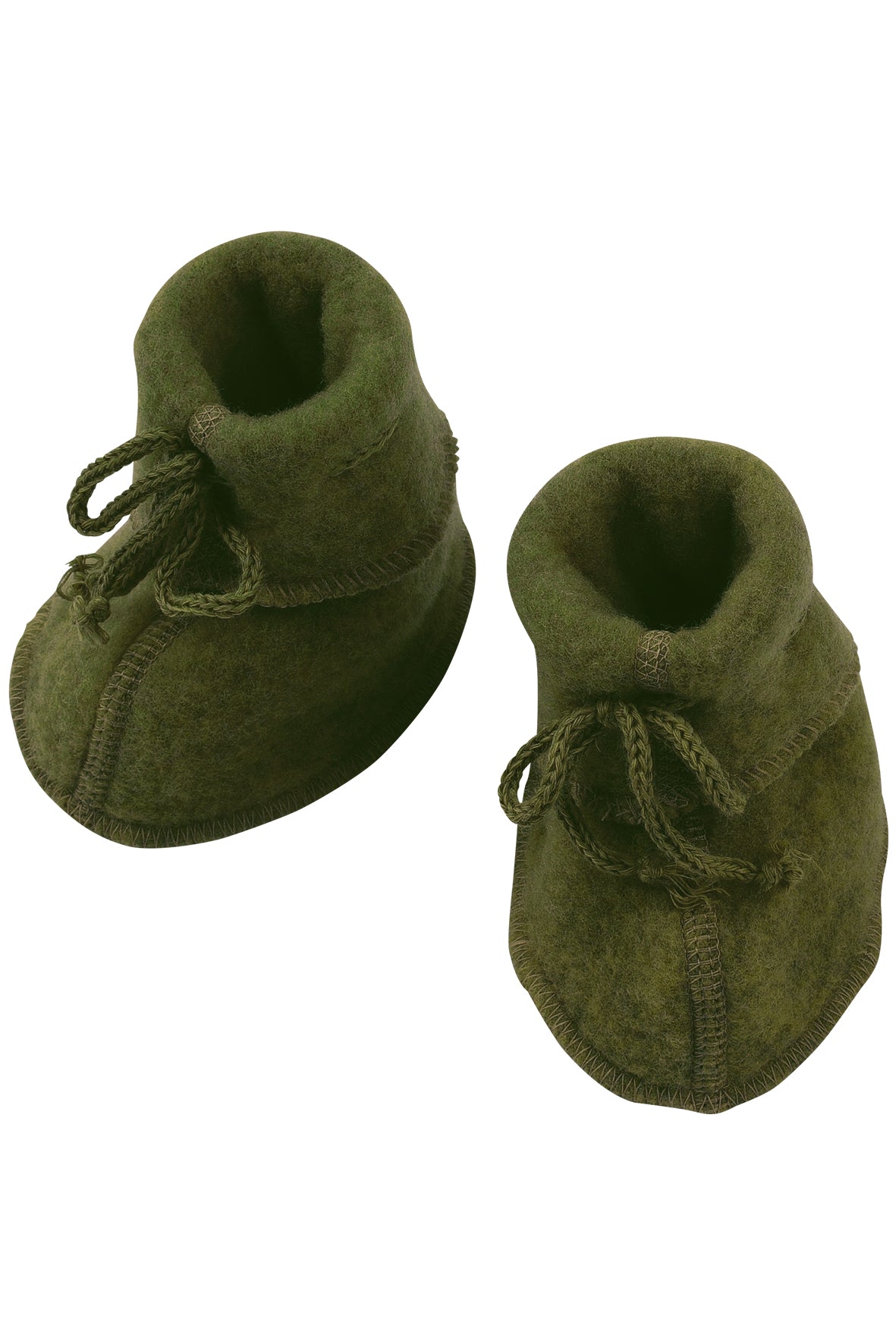 Engel Natur Engel Natur - Wool Booties - Reed Melange - Pearls & Swines