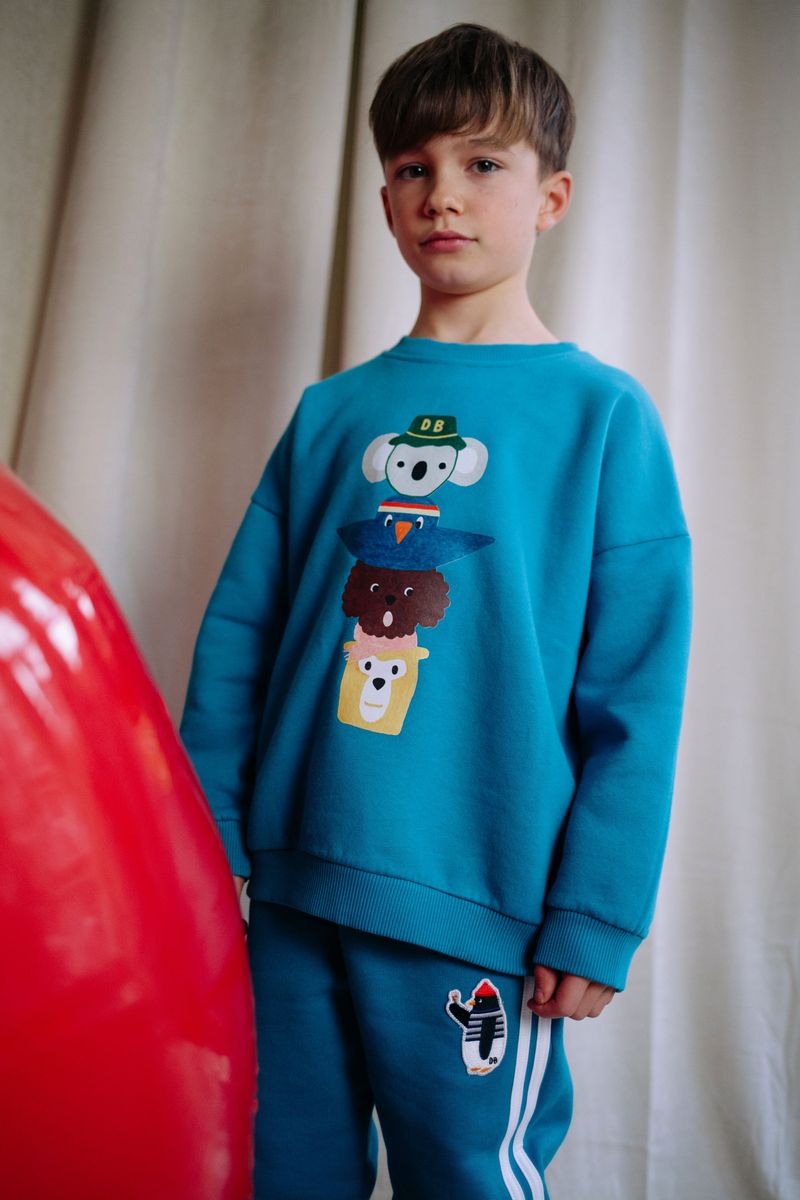 Daily Brat Daily Brat - Wobble Totem Sweater - Sage Serenity - Pearls & Swines