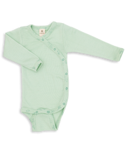 Engel Natur Engel Natur - Baby Body GOTS - Long sleeved - Pastel mint - Pearls & Swines