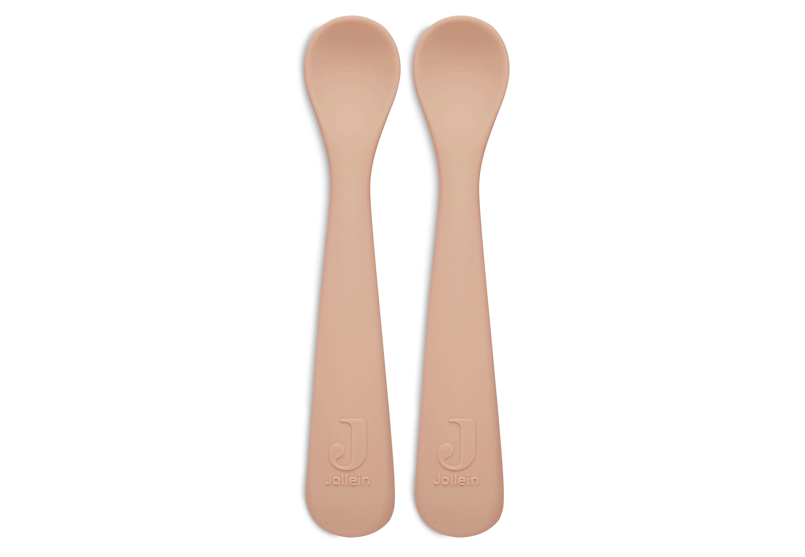 Jollein Jollein - Spoon Silicone - Pale Pink (2 Pack) - Pearls & Swines
