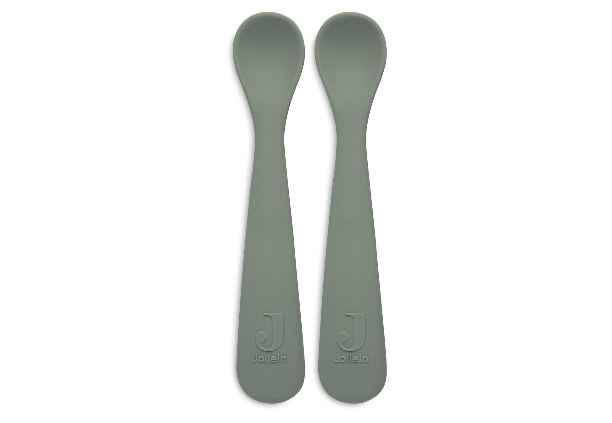 Jollein Jollein - Spoon Silicone - Ash Green (2 Pack) - Pearls & Swines