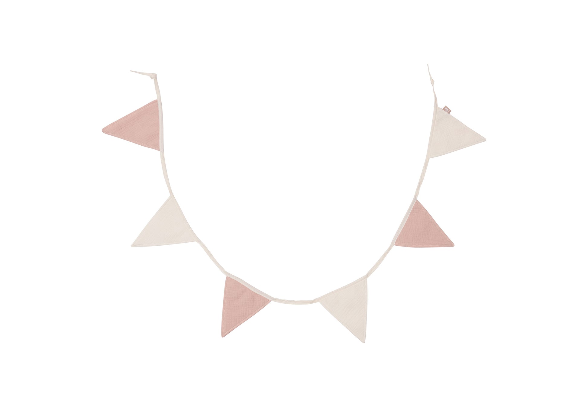 Jollein Jollein - Flag line - Wild rose/ivory - Pearls & Swines