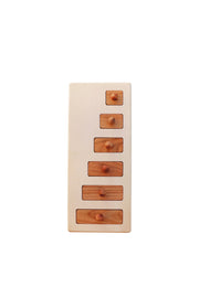 Wooden Story Wooden Story - Long-Short knob puzzle - Pearls & Swines