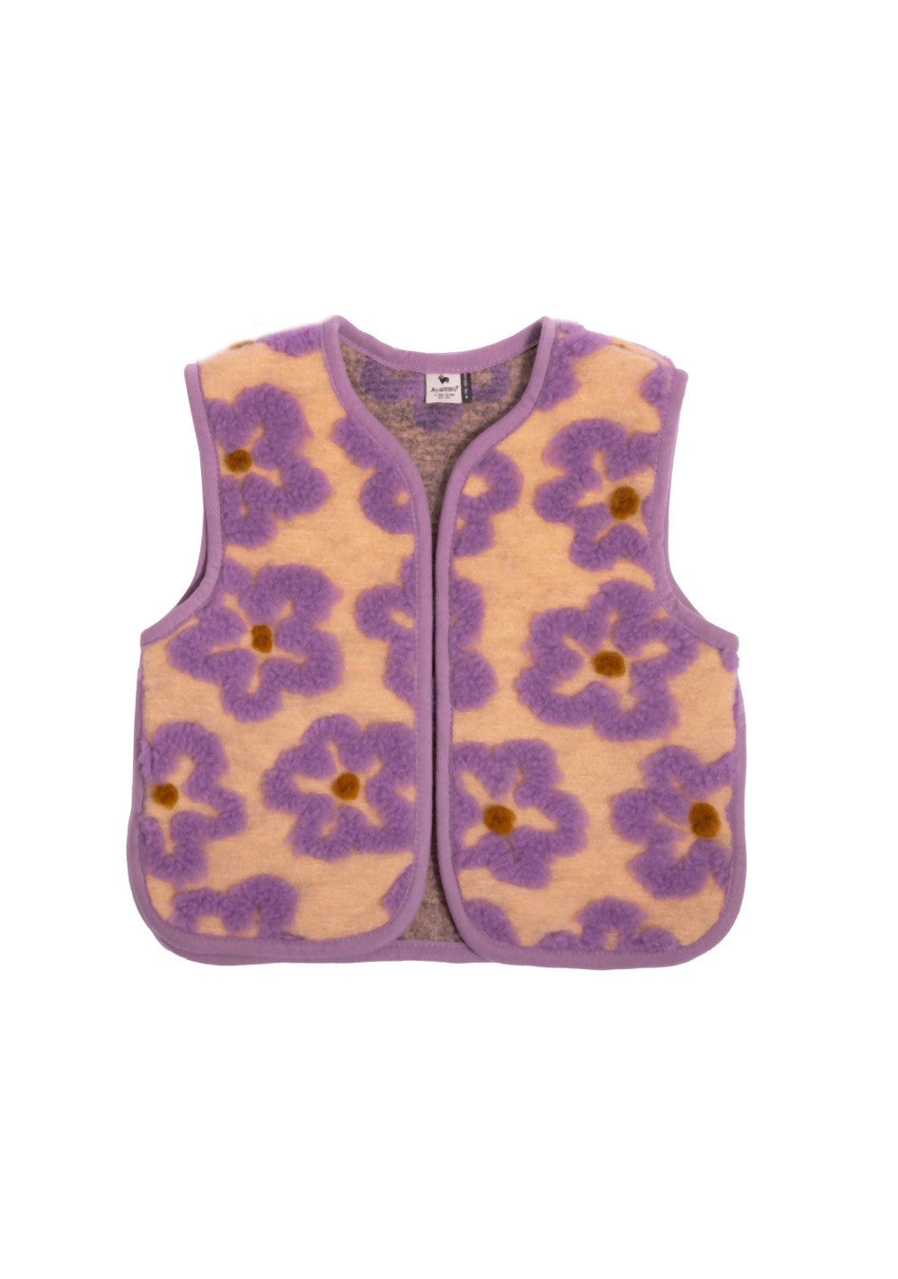 Alwero Alwero - Gilet Camino Junior - Flows Apricot - Pearls & Swines
