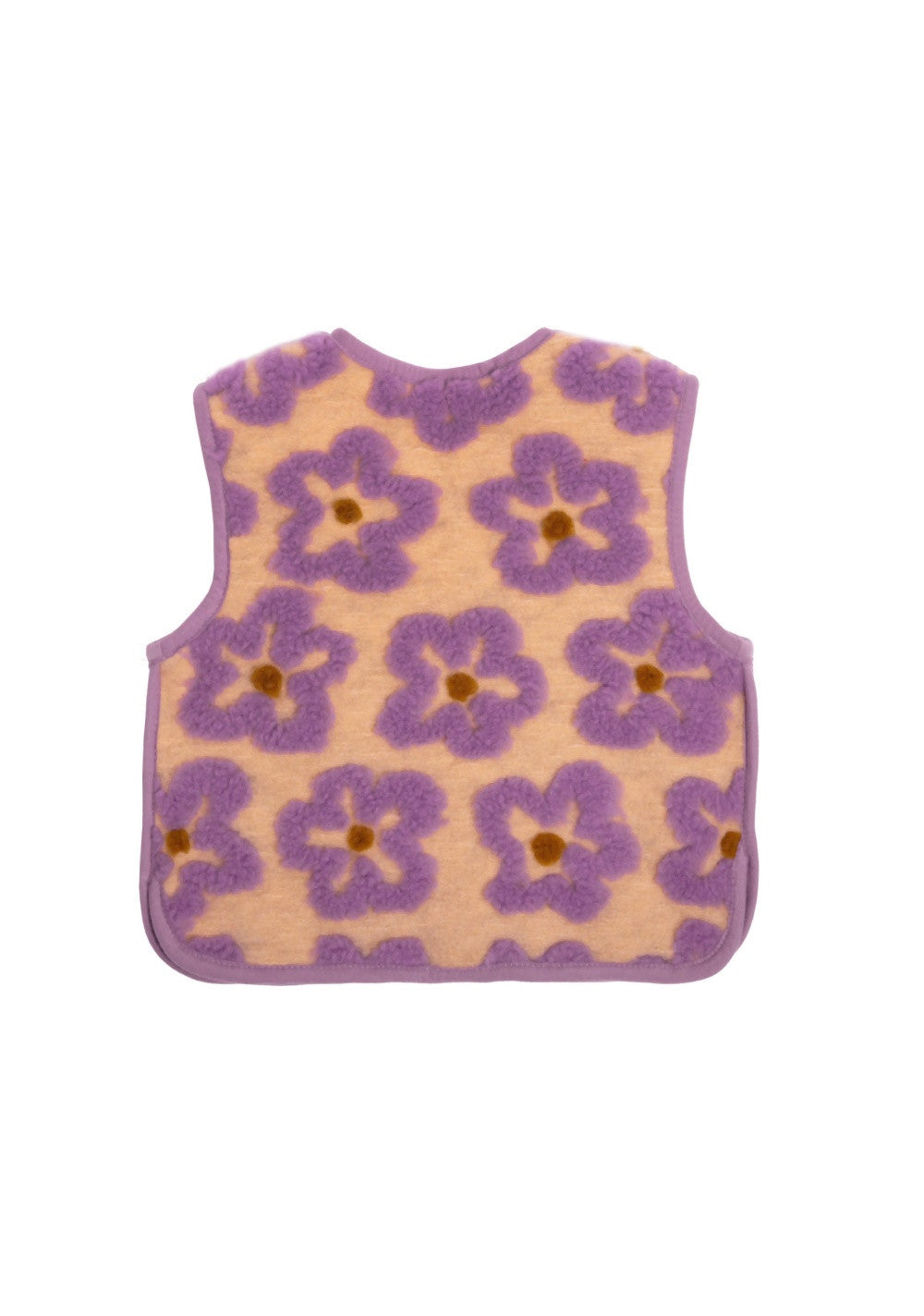 Alwero Alwero - Gilet Camino Junior - Flows Apricot - Pearls & Swines