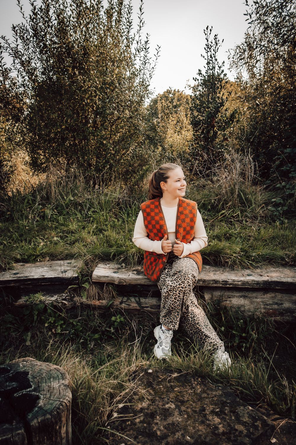 Alwero Alwero - Body Warmer Alpen Junior - Light - Pearls & Swines