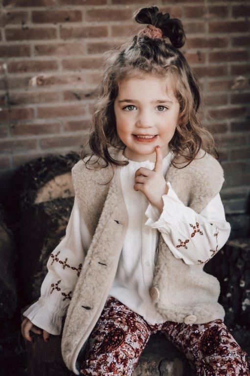 Alwero Alwero - Vest Po Junior - Sand Brown - Pearls & Swines