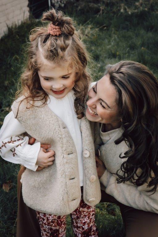 Alwero Alwero - Vest Po Junior - Sand Brown - Pearls & Swines