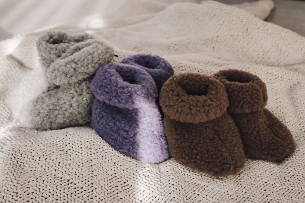 Alwero Alwero - Evers Baby Boots - Teddy brown - Pearls & Swines