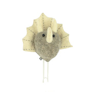 Fiona Walker Fiona Walker - Big Hook - Triceratops - Grey - Pearls & Swines