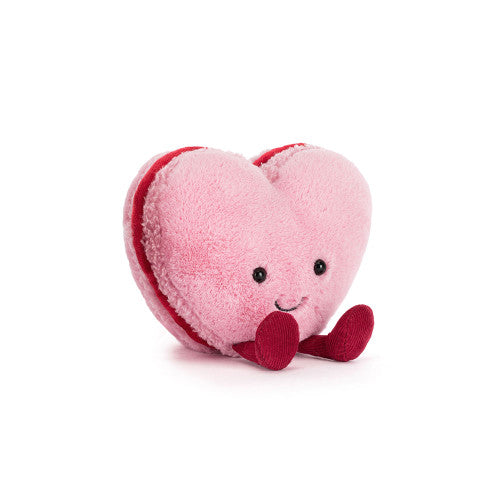 Jellycat Jellycat - Amuseables - Colette Heart Macaron Pink - Pearls & Swines