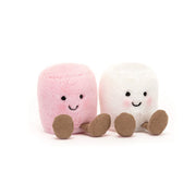 Jellycat - Amuseables - Pink and White Marshmallows