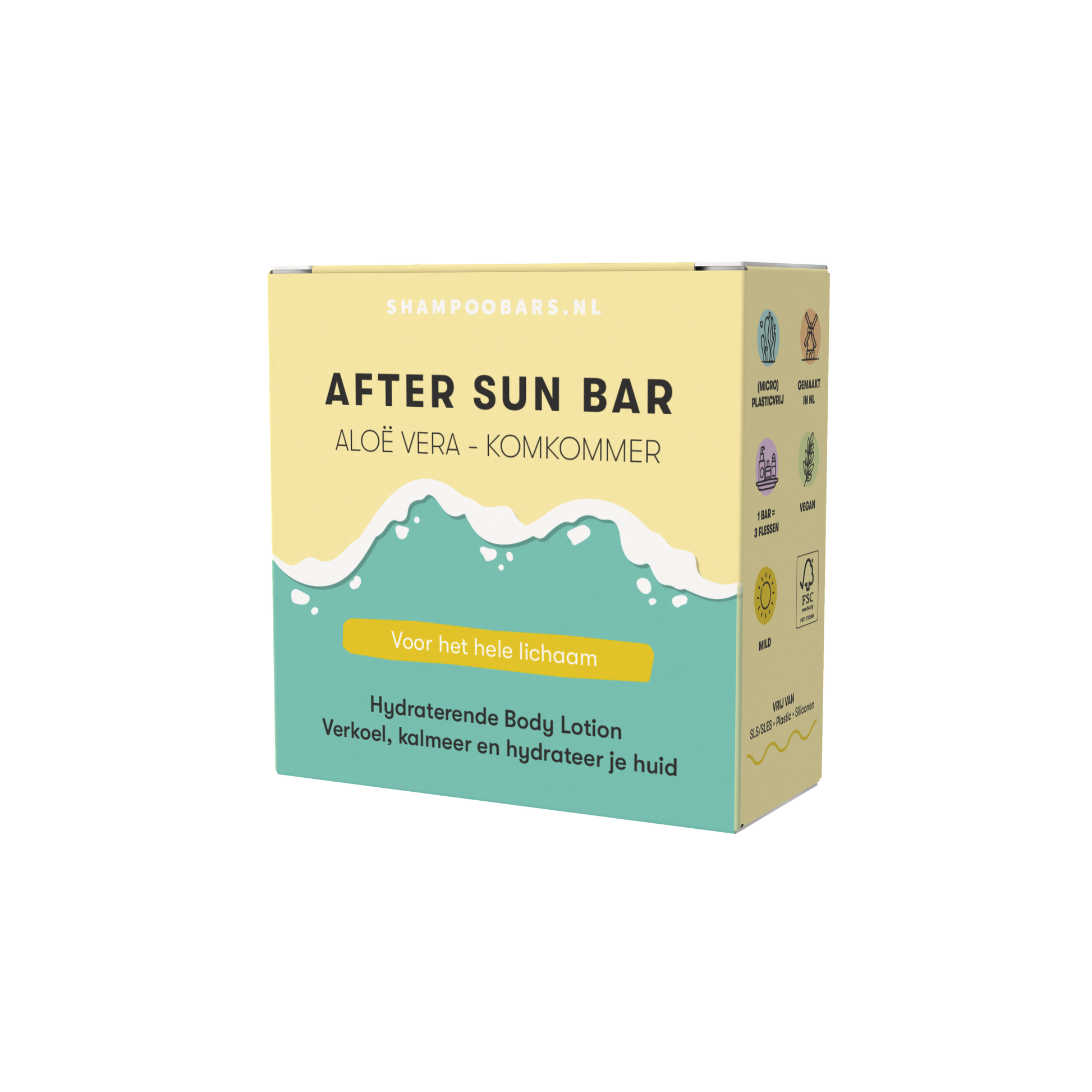 Shampoobars Shampoobars - After Sun - Aloë Vera Komkommer - Pearls & Swines