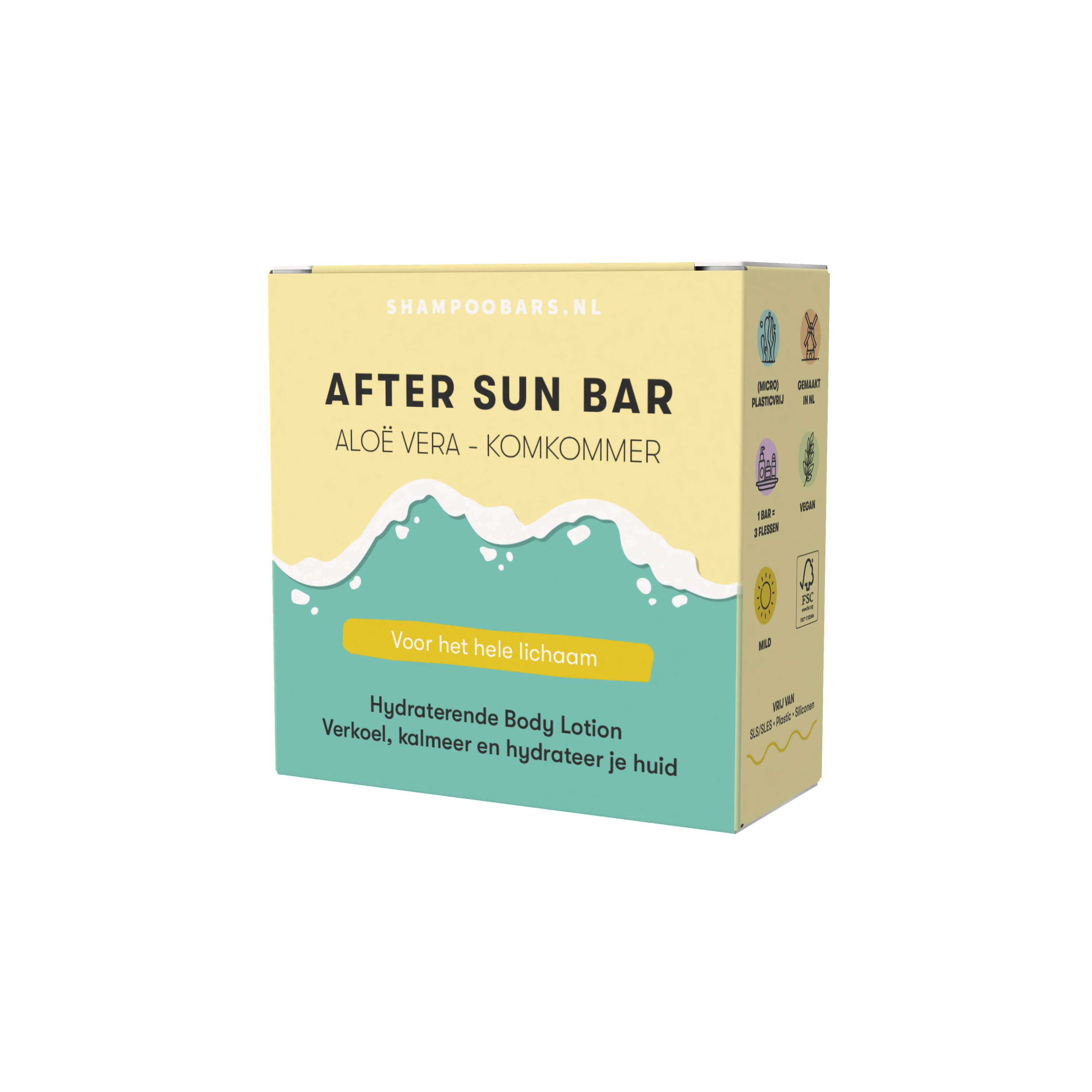 Shampoobars Shampoobars - After Sun - Aloë Vera Komkommer - Pearls & Swines