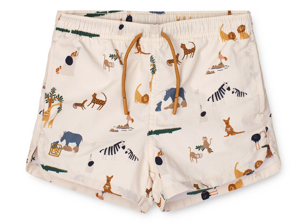Liewood Liewood Aiden Board Shorts - All Together/Sandy - Pearls & Swines