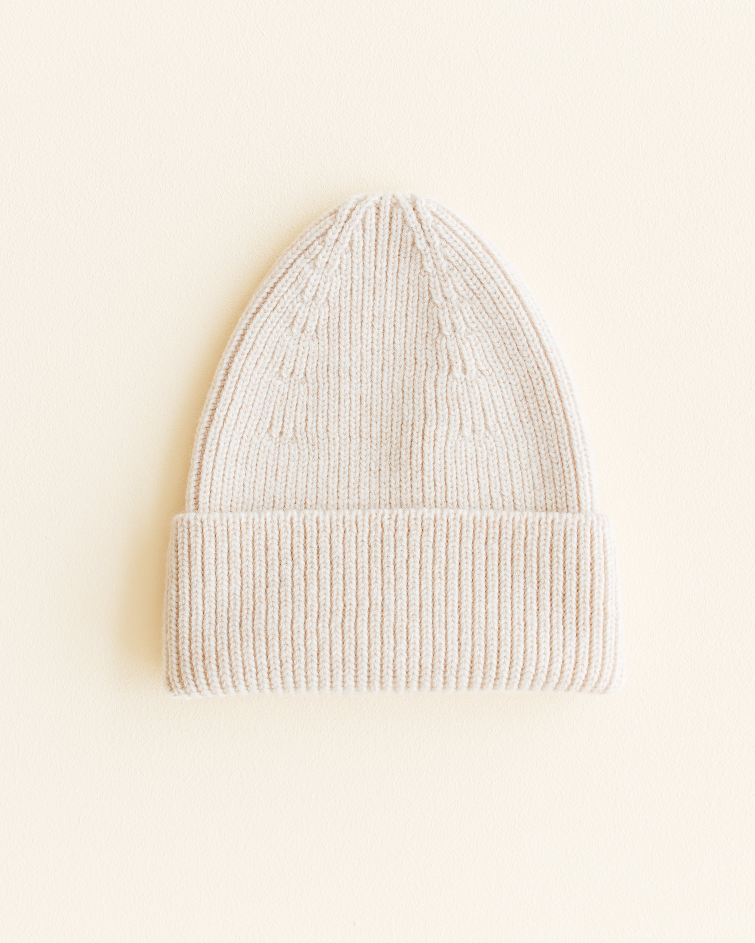 Hvid Hvid - Beanie Fonzie Newborn - Cream - Pearls & Swines