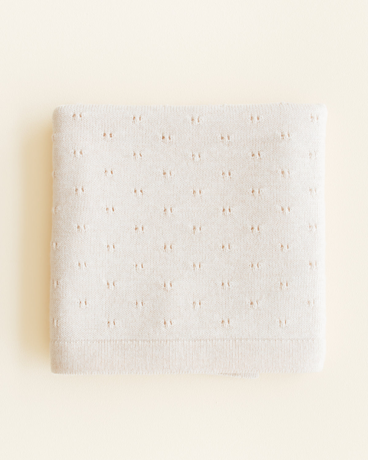 Hvid Hvid - Blanket Bibi - Cream - Pearls & Swines