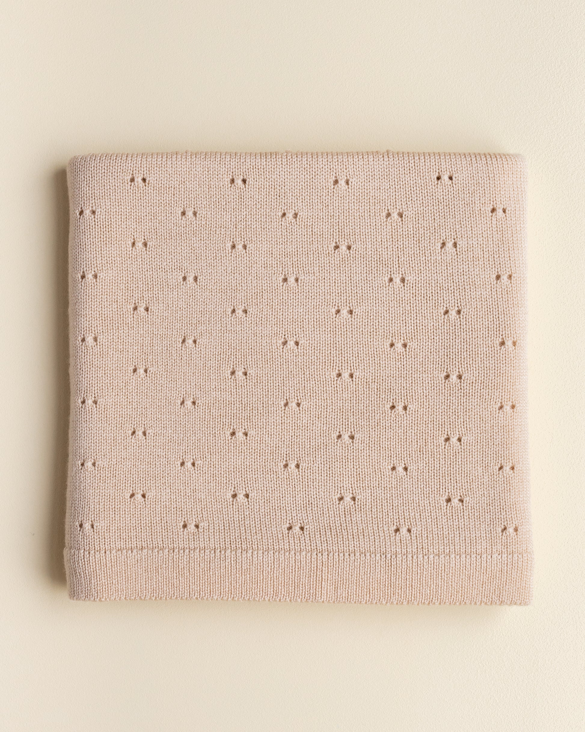 Hvid Hvid - Blanket Bibi - Oat - Pearls & Swines