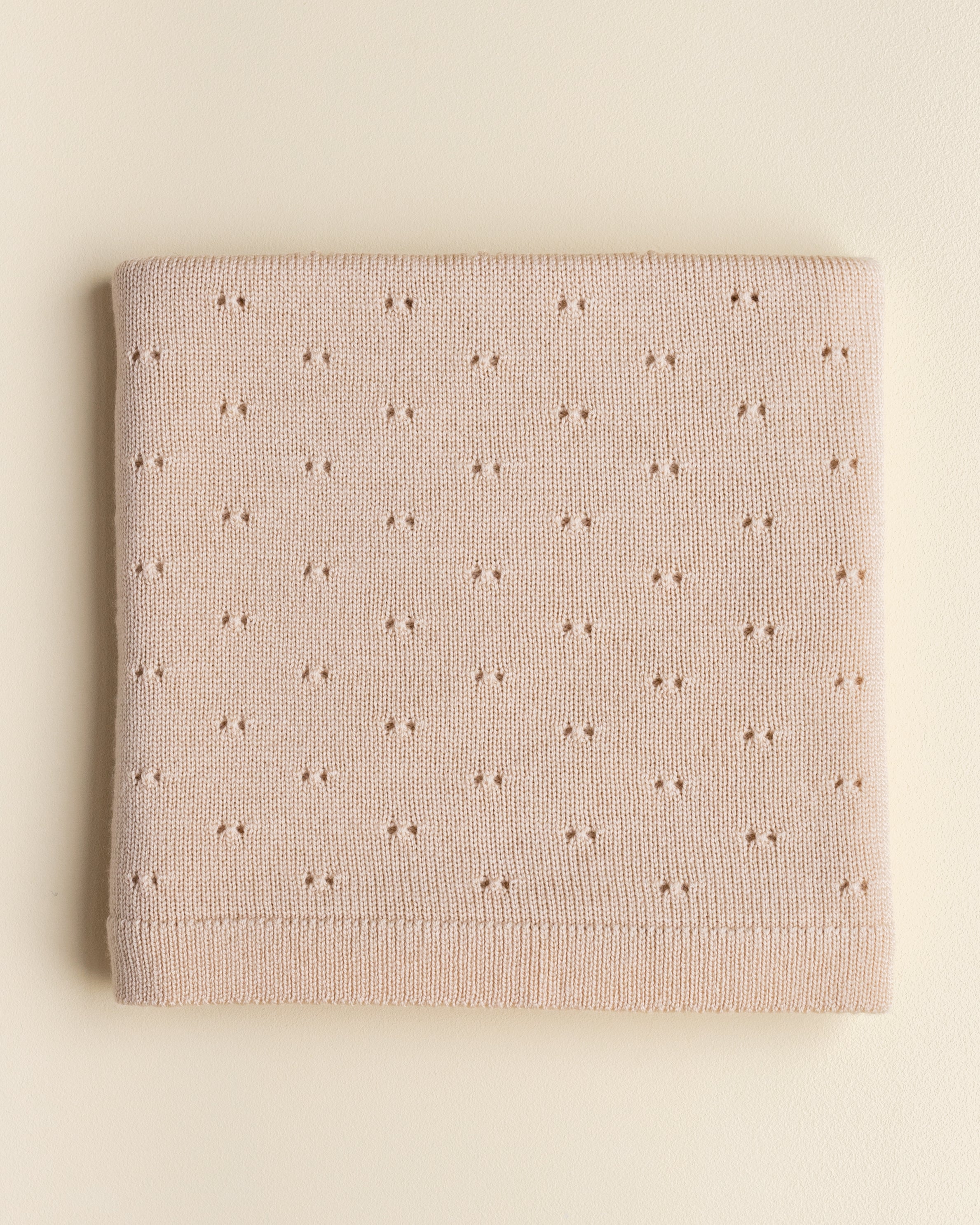 Hvid Hvid - Blanket Bibi - Oat - Pearls & Swines