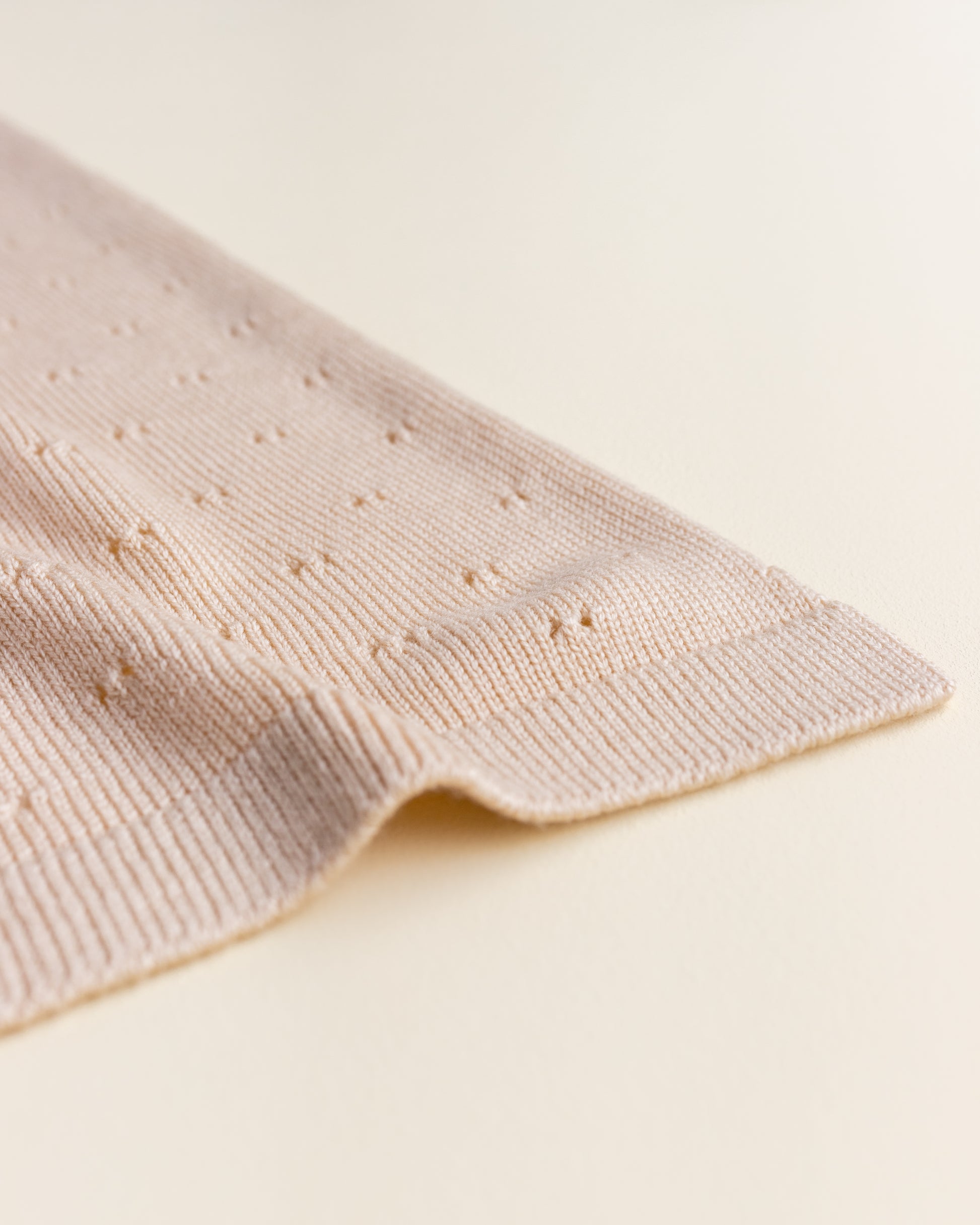 Hvid Hvid - Blanket Bibi - Oat - Pearls & Swines