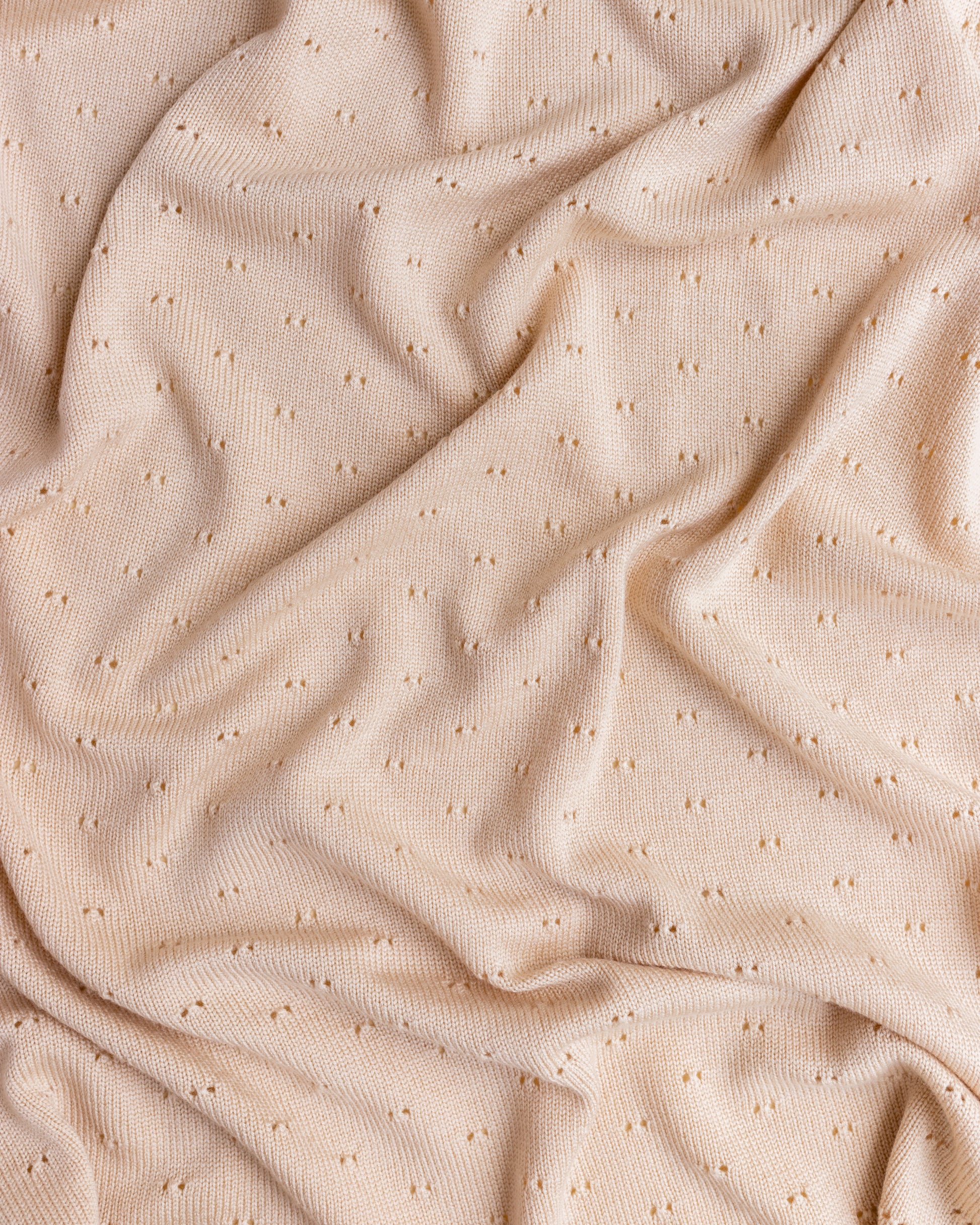 Hvid Hvid - Blanket Bibi - Oat - Pearls & Swines