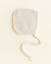 Hvid Hvid - Bonnet Newborn - Cream - Pearls & Swines