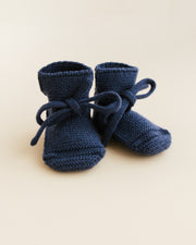 Hvid Hvid - Booties - Blue - Pearls & Swines