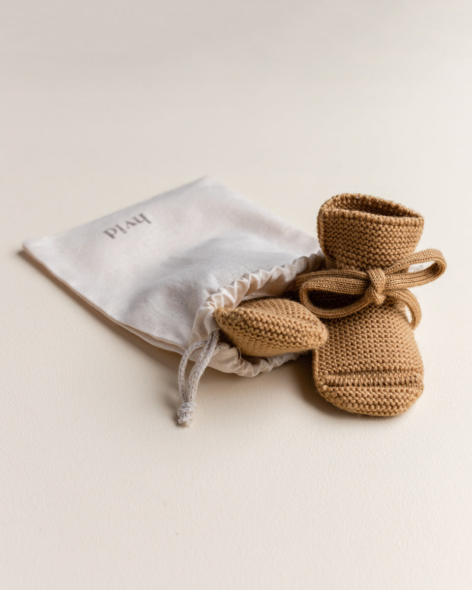 Hvid Hvid - Booties - Ochre - Pearls & Swines