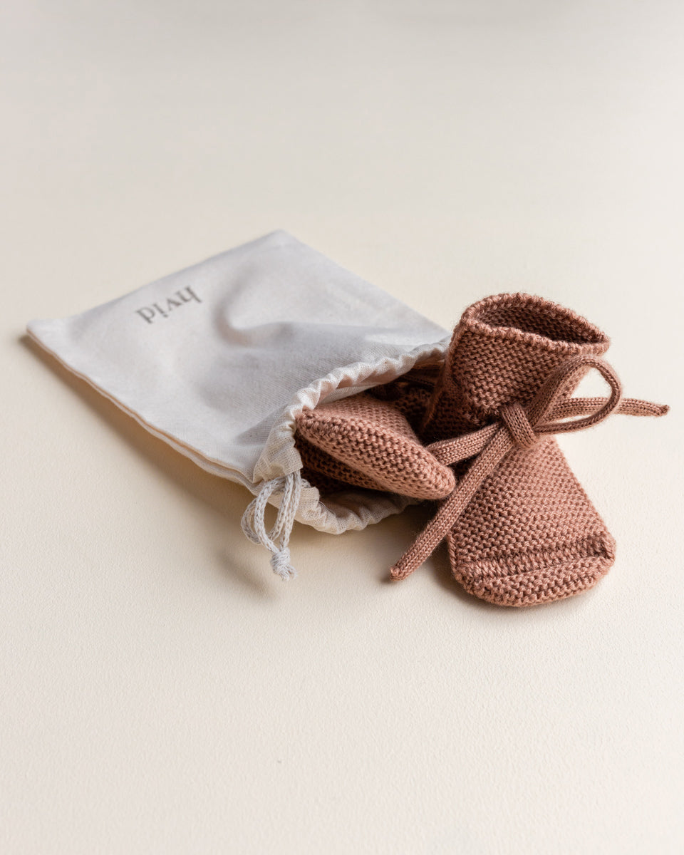Hvid Hvid - Booties - Terracotta - Pearls & Swines