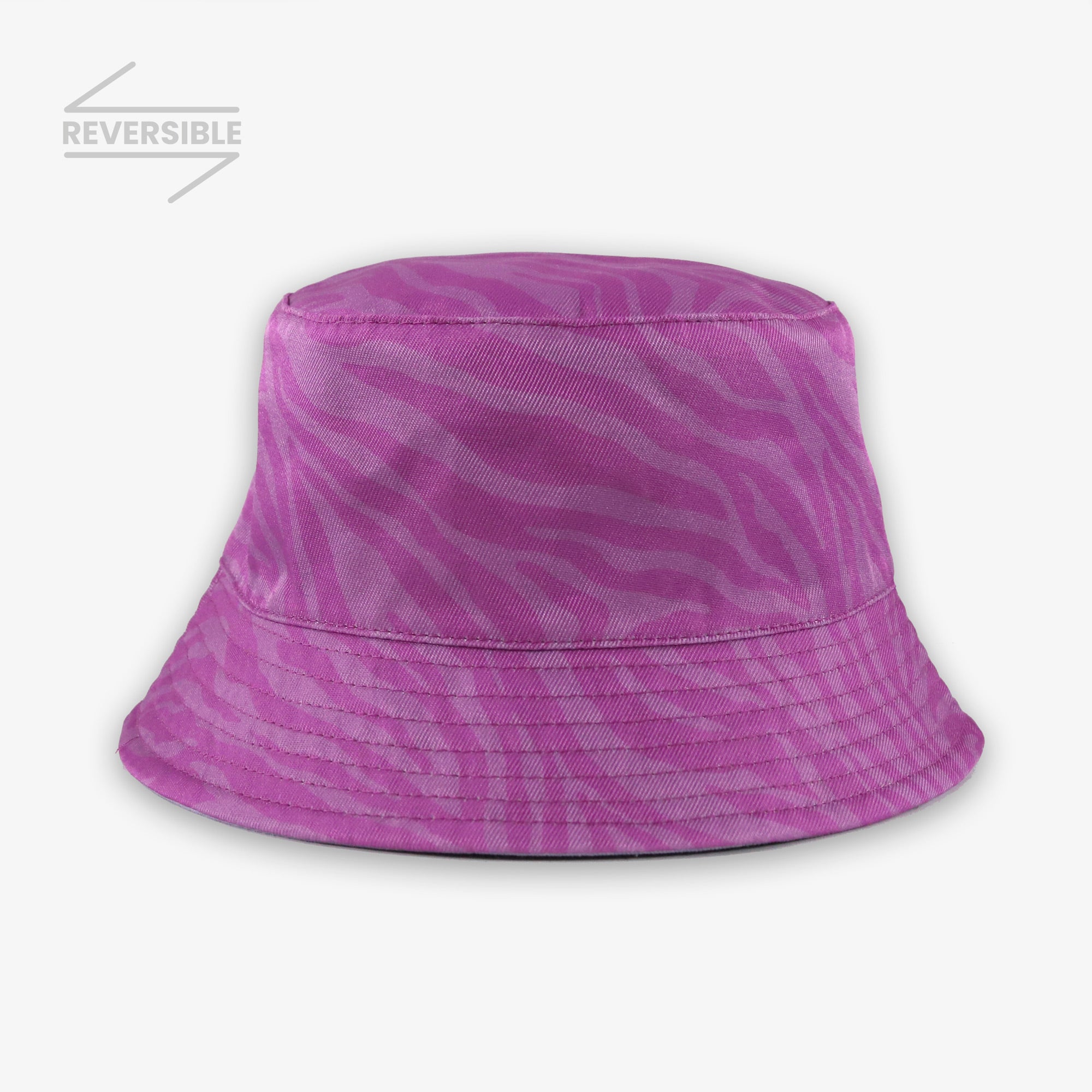 Beach &amp; Bandits Beach & Bandits Reversible Bucket Hat Purple Shade - Pearls & Swines