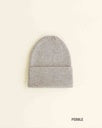 Hvid Hvid Beanie Fonzie Newborn Pebble - Pearls & Swines