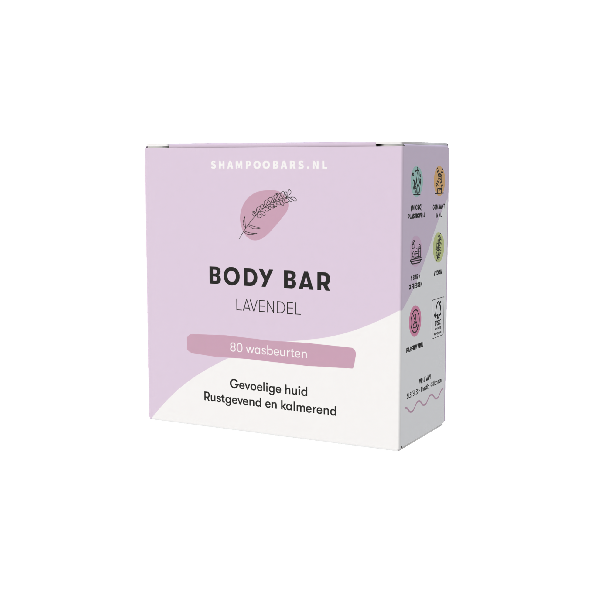 Shampoobars Shampoobars - Body Bar - Lavendel - Pearls & Swines