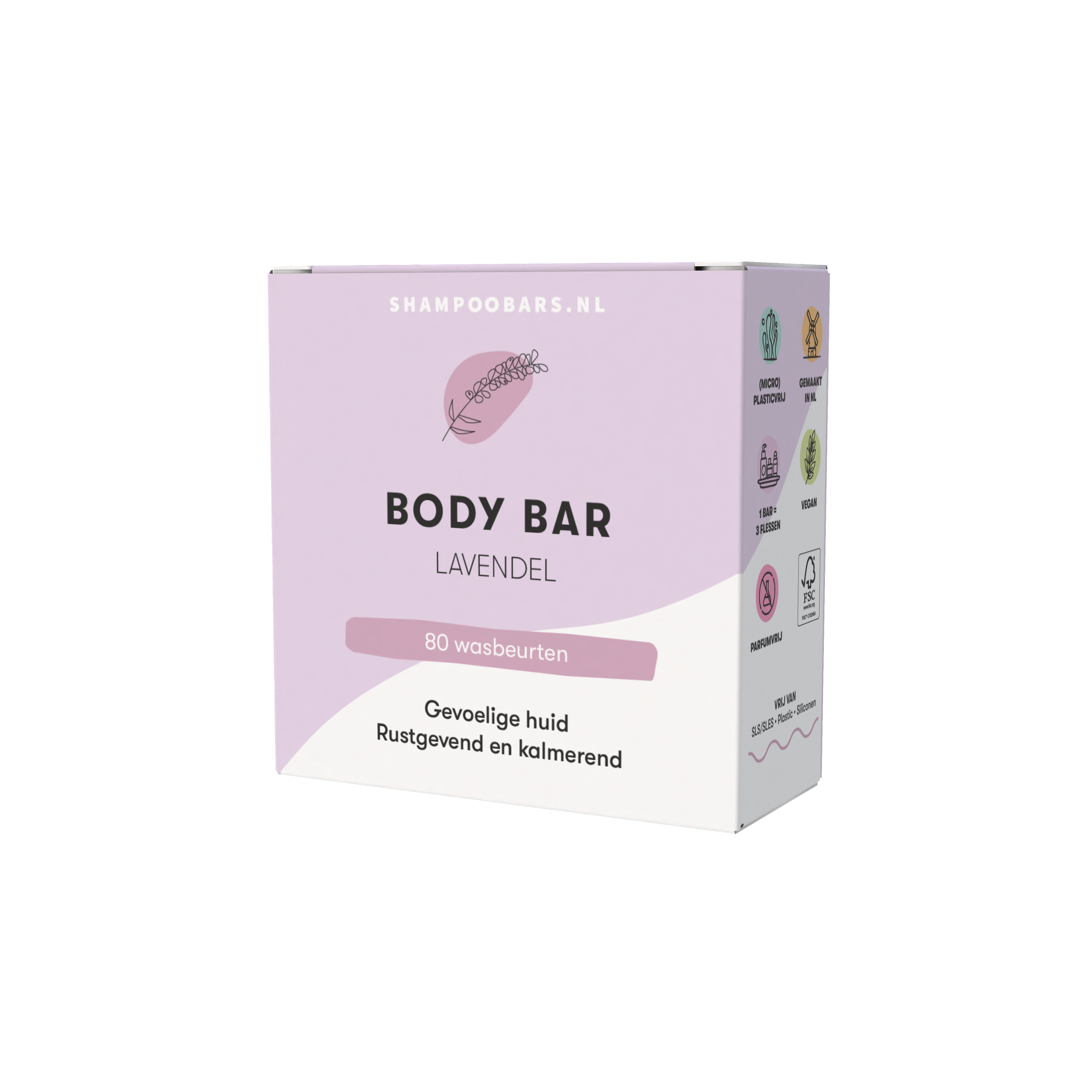 Shampoobars Shampoobars - Body Bar - Lavendel - Pearls & Swines