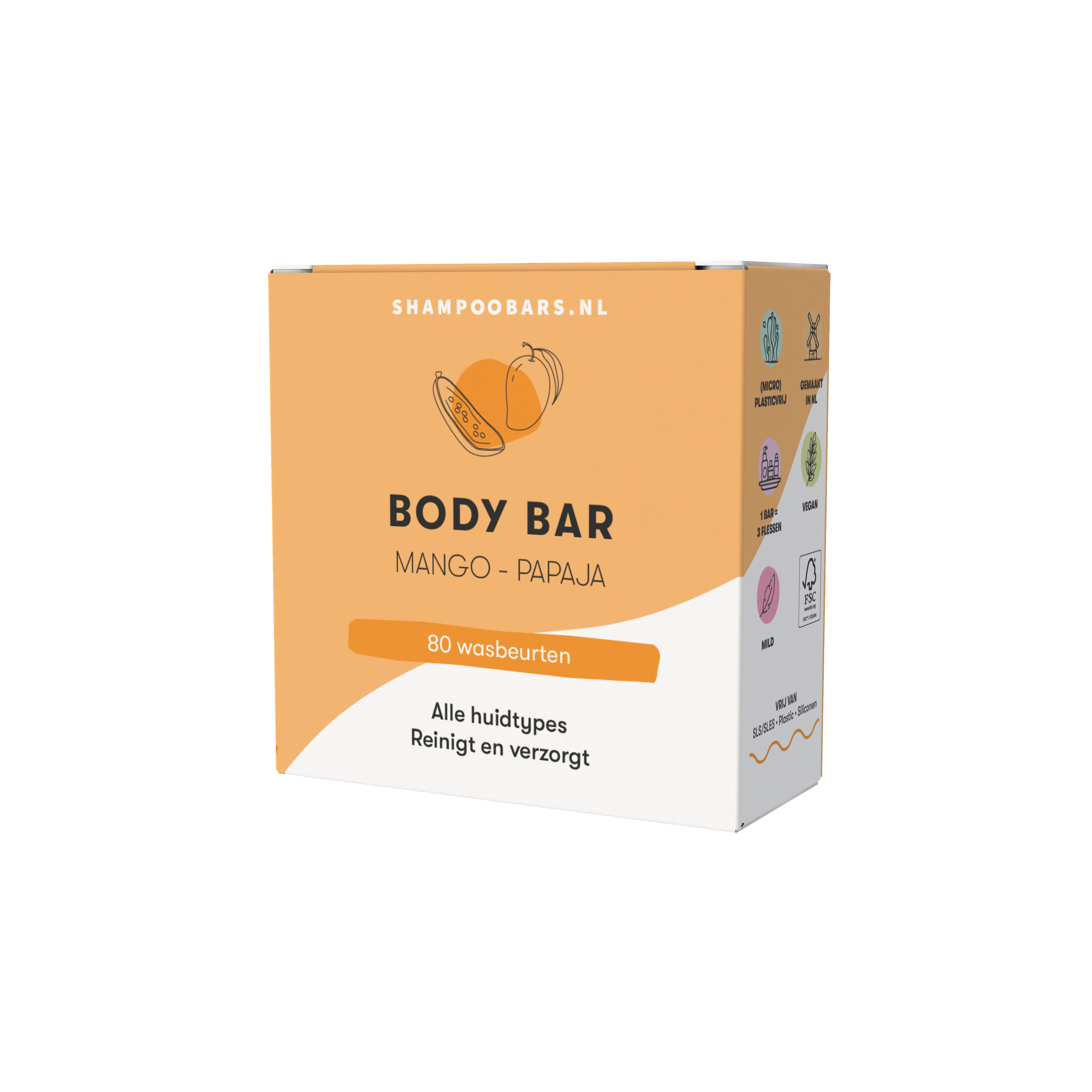 Shampoobars Shampoobars - Body Bar - Mango Papaya - Pearls & Swines