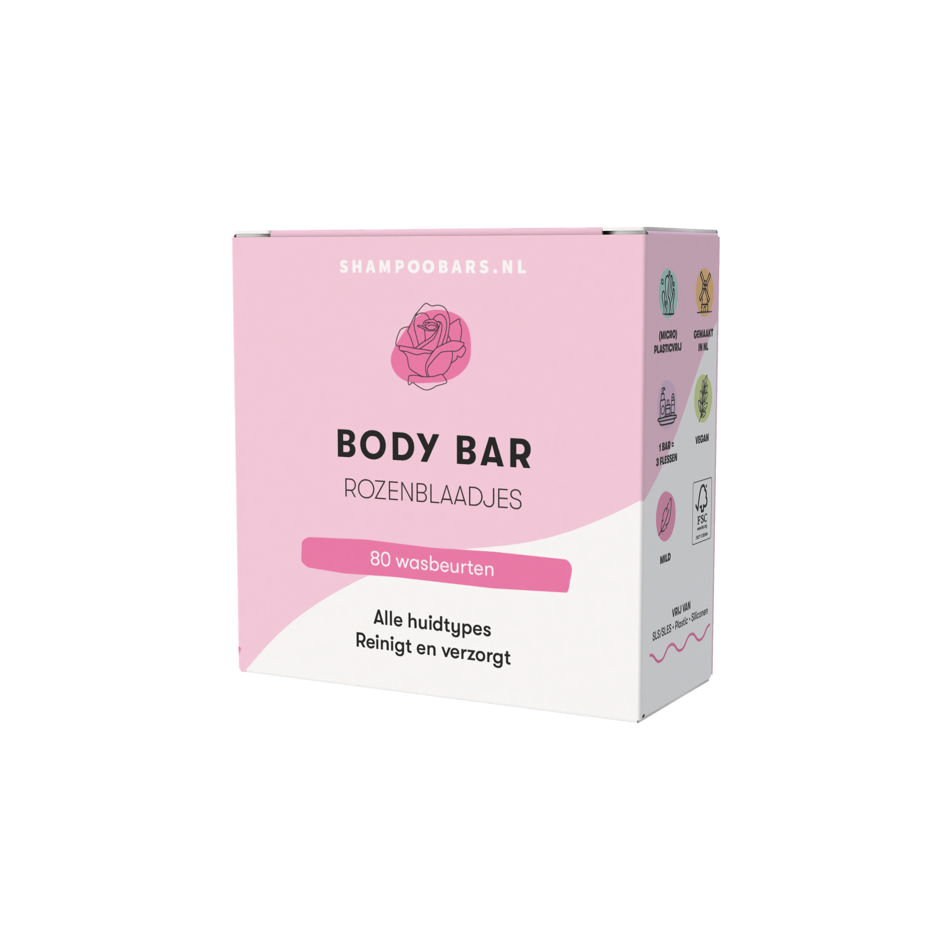 Shampoobars Shampoobars - Body Bar - Rozenblaadjes - Pearls & Swines