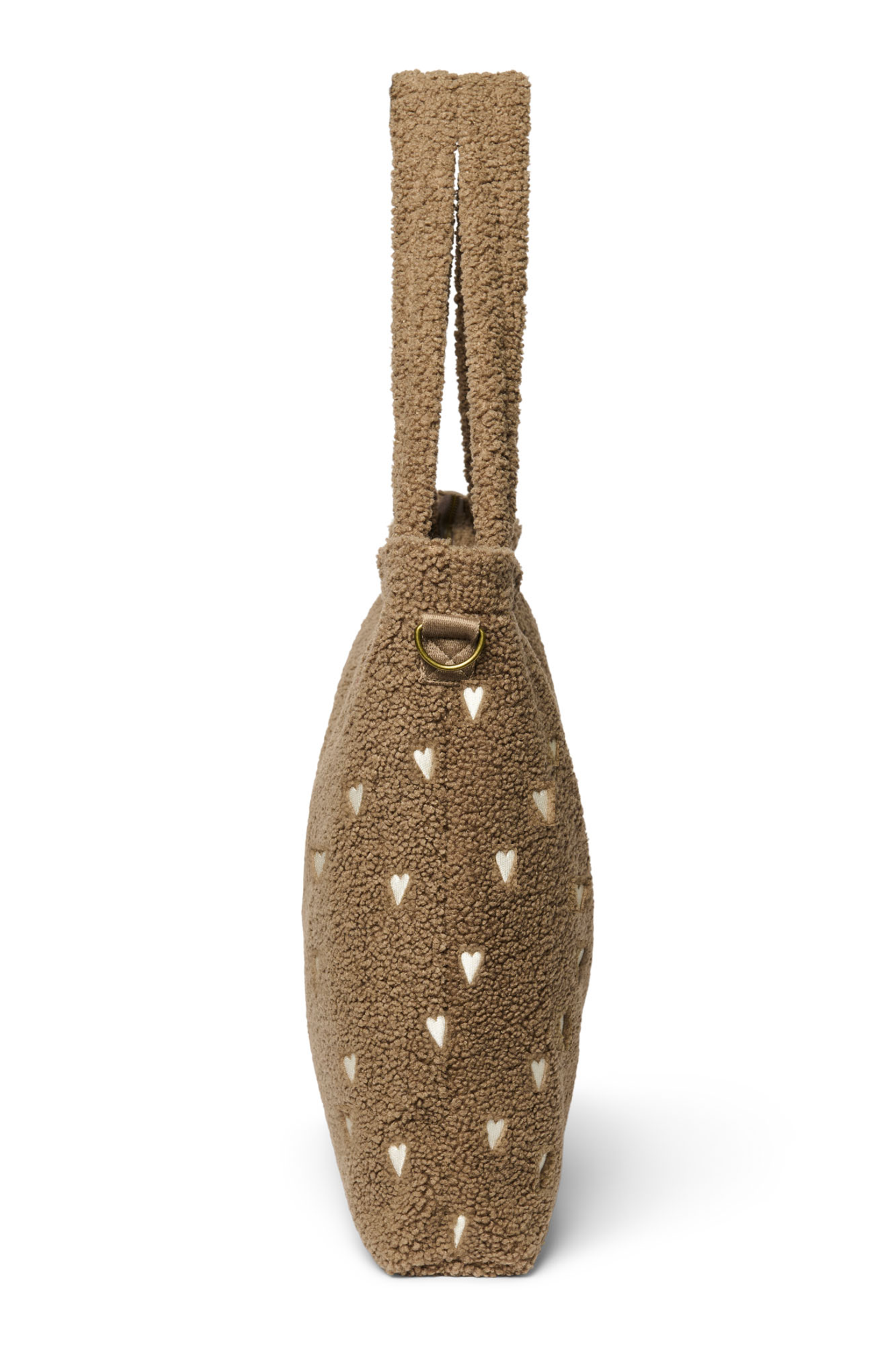 Pearls & Swines Studio Noos - Teddy Diaperbag - Brown Hearts - Pearls & Swines
