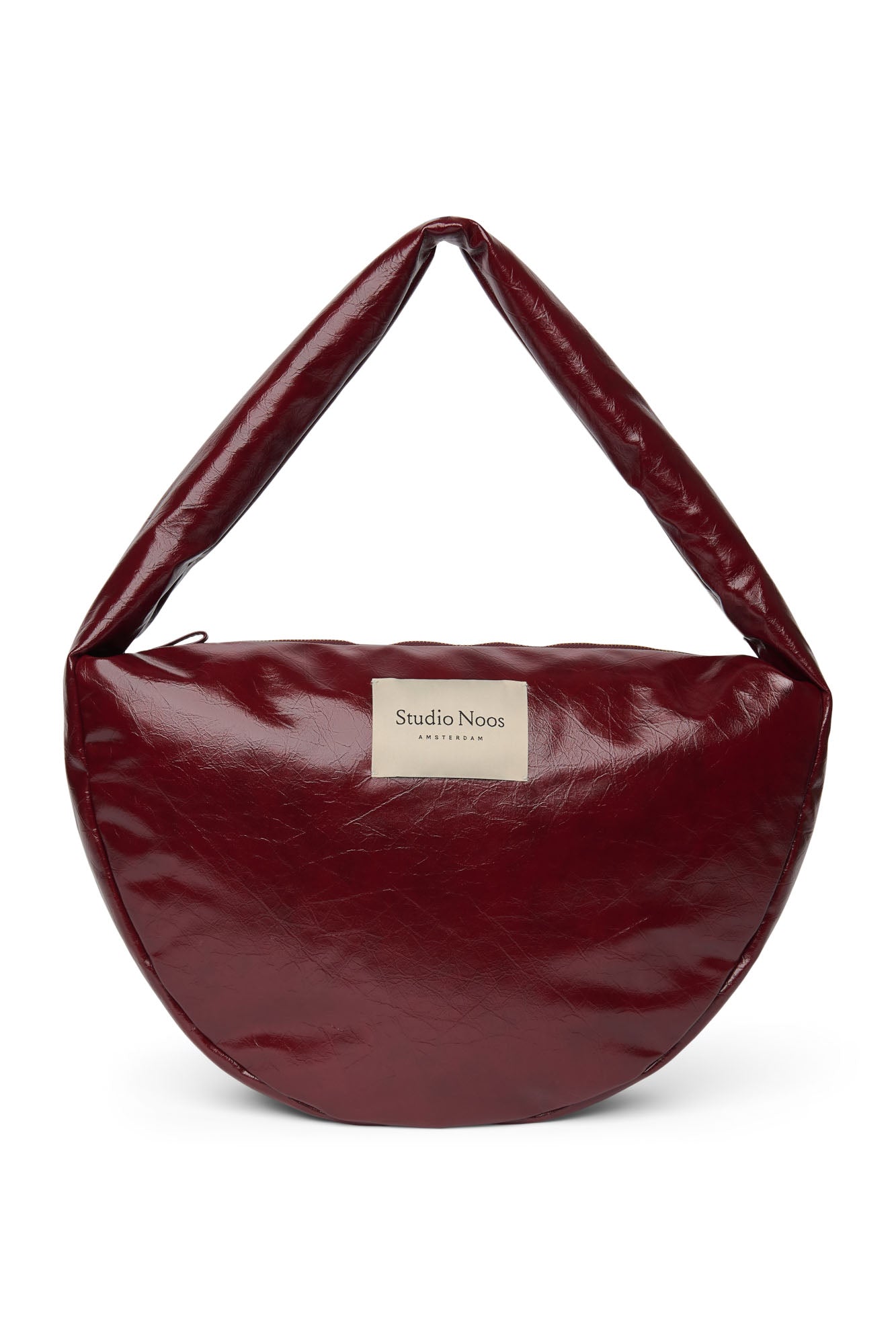 Studio Noos - Vegan Leather Cross Body Bag - Burgundy